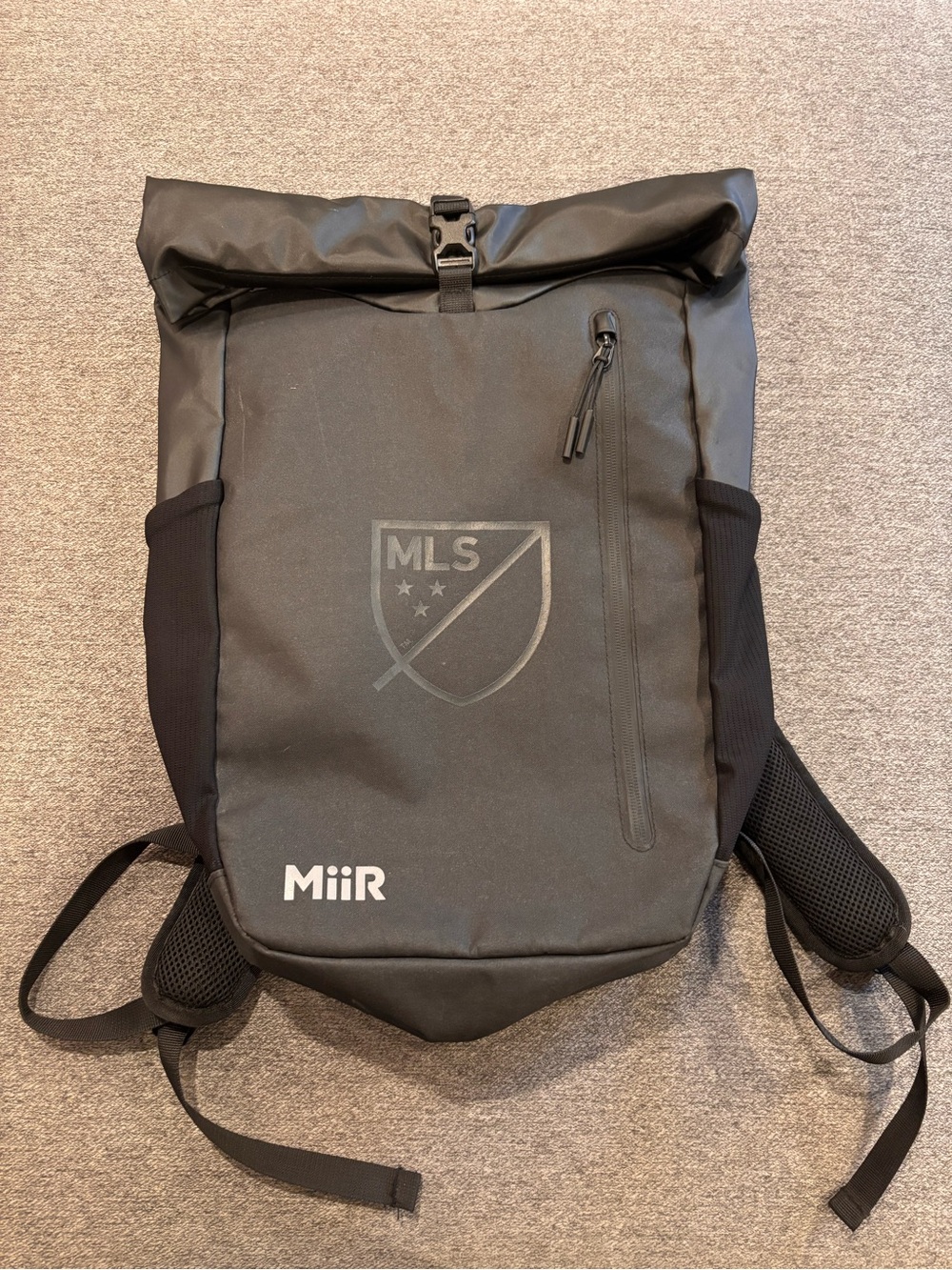 Miir MLS Roll-Top Backpack in Black